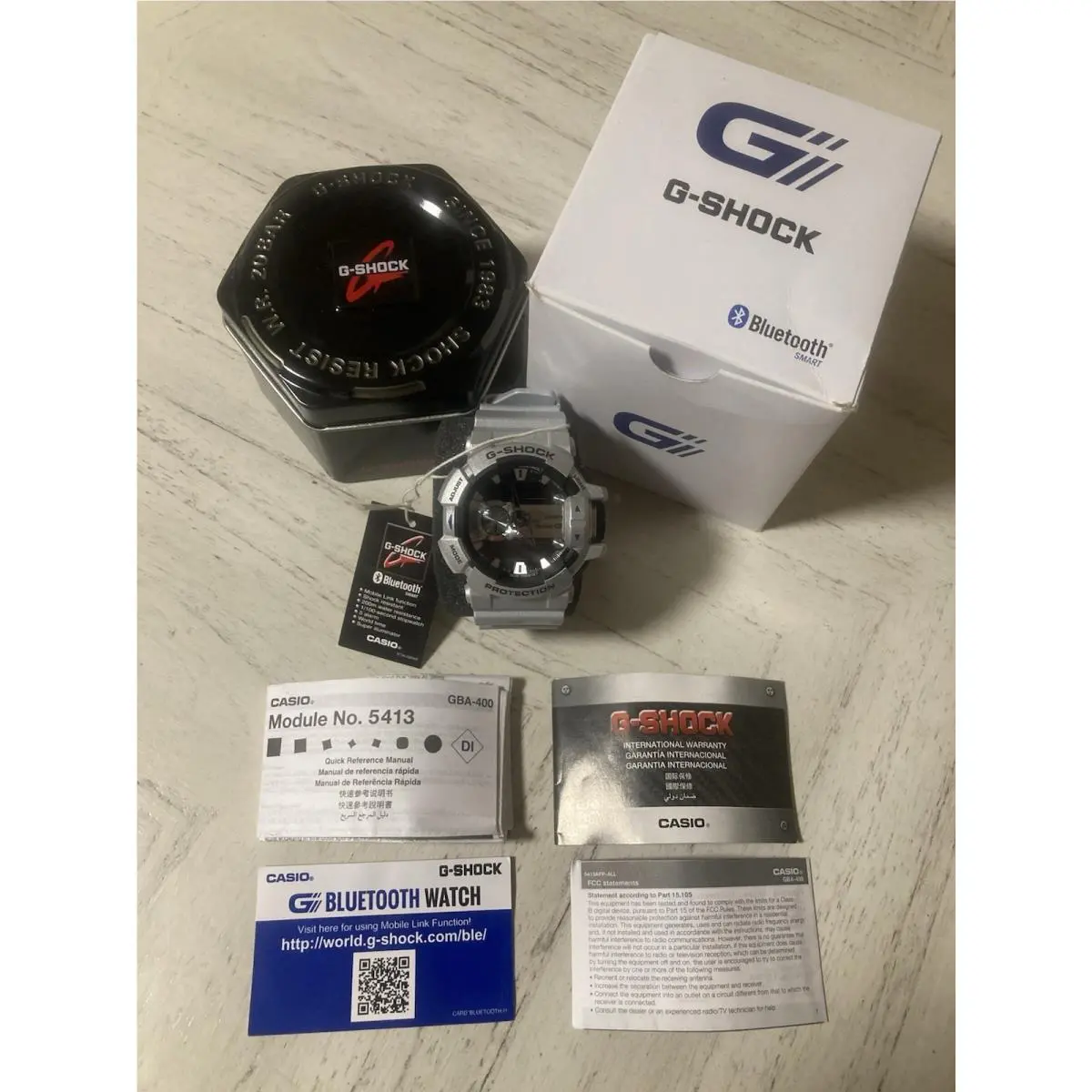Casio G-shock GBA-400 G`mix Bluetooth Watch From Japan