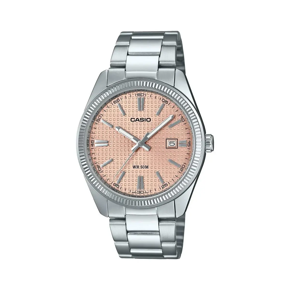 Casio Analog Watch Pink Dial Stainless Steelwatch - MTP-1302PE-4AVEF