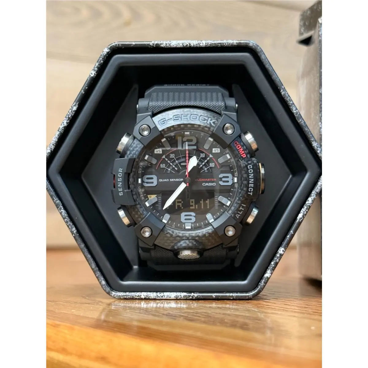 Casio G-shock GG-B100X-1A Mudmaster Quad Sensor Bluetooth 200M Men`s Watch