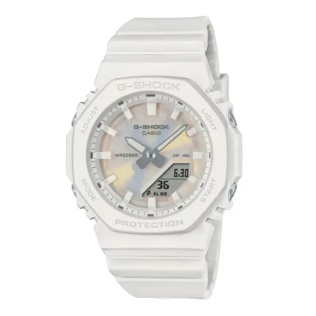 Casio G-shock Analog/digital White Resin Watch GMAP-2100PC7A/ GMAP-2100PC-7A
