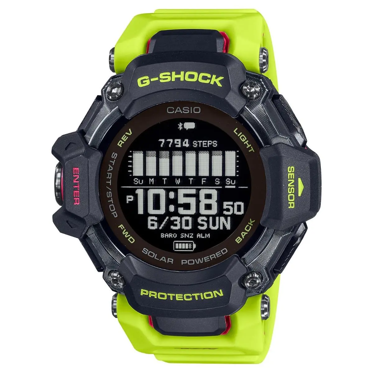 Casio - G-shock GBD-H2000-1A9 G-squad Neon Yellow Watch