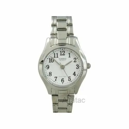 Casio LTP-1275D-7B Women`s Silver Casual Analog Watch w/ White Numbered Dial