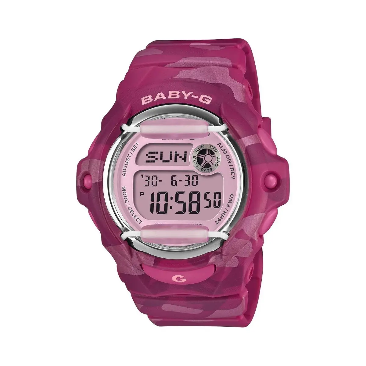 Casio G-shock Baby-g BG-169CM-4ER Silicone Camouflage Pink Sub