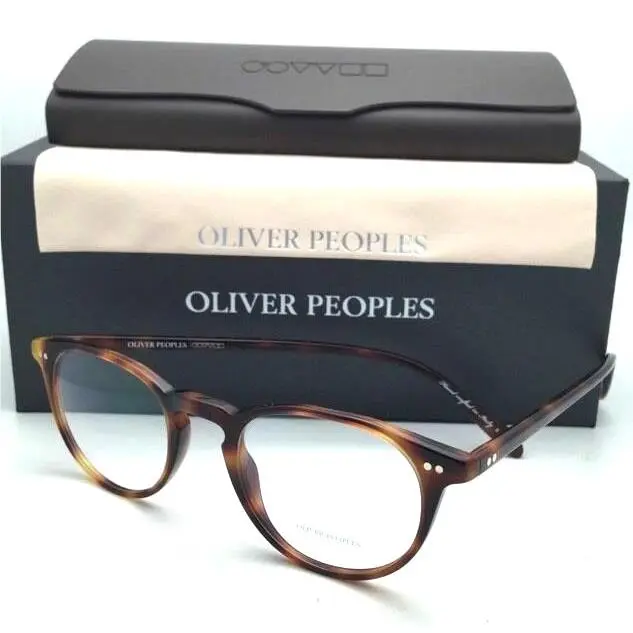 Oliver Peoples Eyeglasses Riley R DM OV 5004 1007 47-20 Dark Mahogany Frames