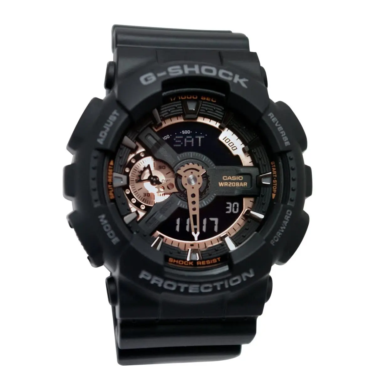 Casio G-shock GA110RG-1A X-large Rose Gold Black Men Watch
