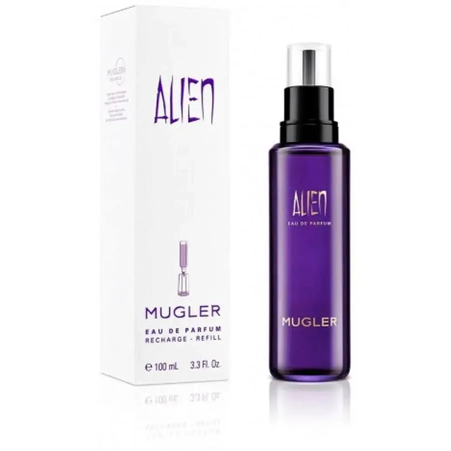 Mugler Alien For Women Perfume 3.3 oz 100 ml Eau De Parfum Refill Box
