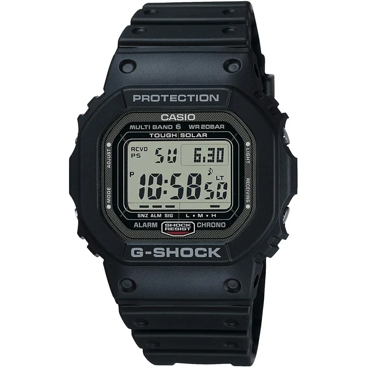 Casio G-shock GW-5000U-1 Solar Multiband 6 Digital Men`s Watch
