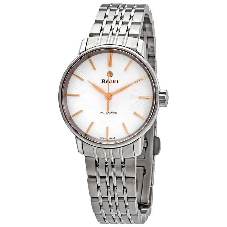 Coupole Classic Automatic Silver Dial Ladies Watch R22862024 by Rado
