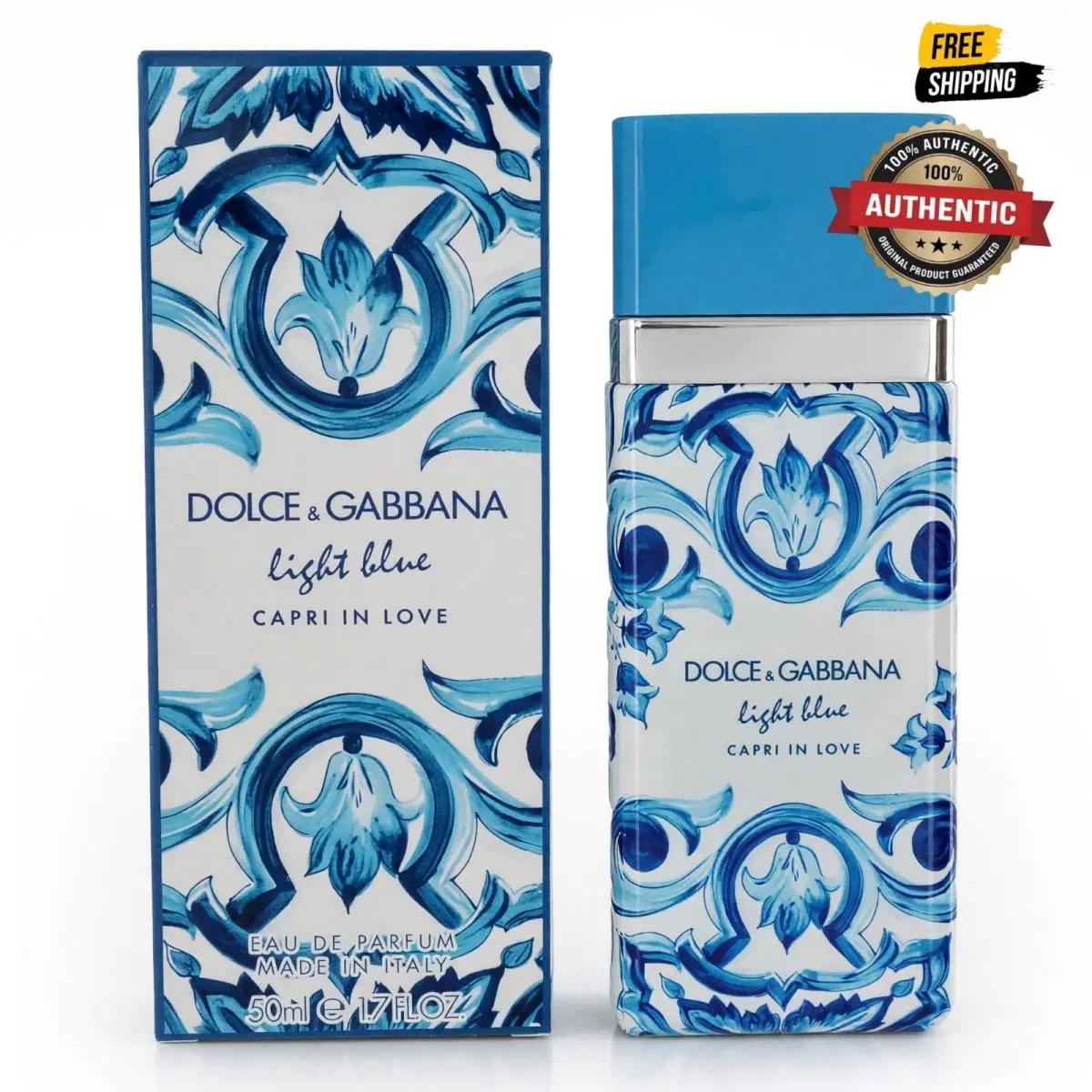 Light Blue Capri In Love by Dolce Gabbana 1.7oz Edp Spray Women