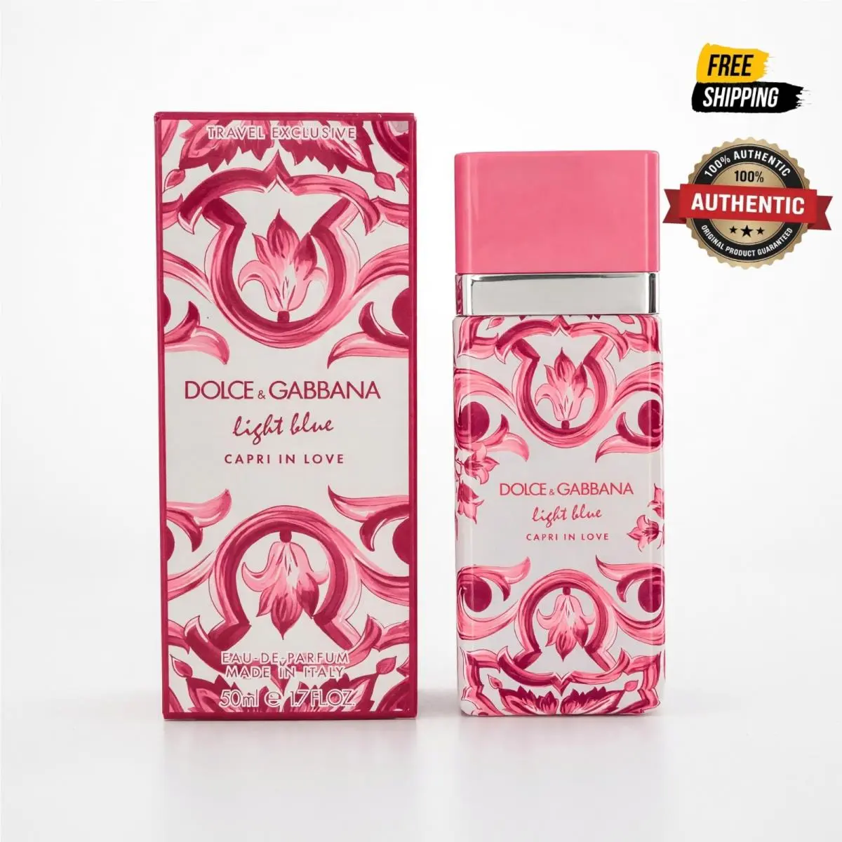 Light Blue Capri In Love Rosa by Dolce Gabbana 1.7oz Edp Spray Women
