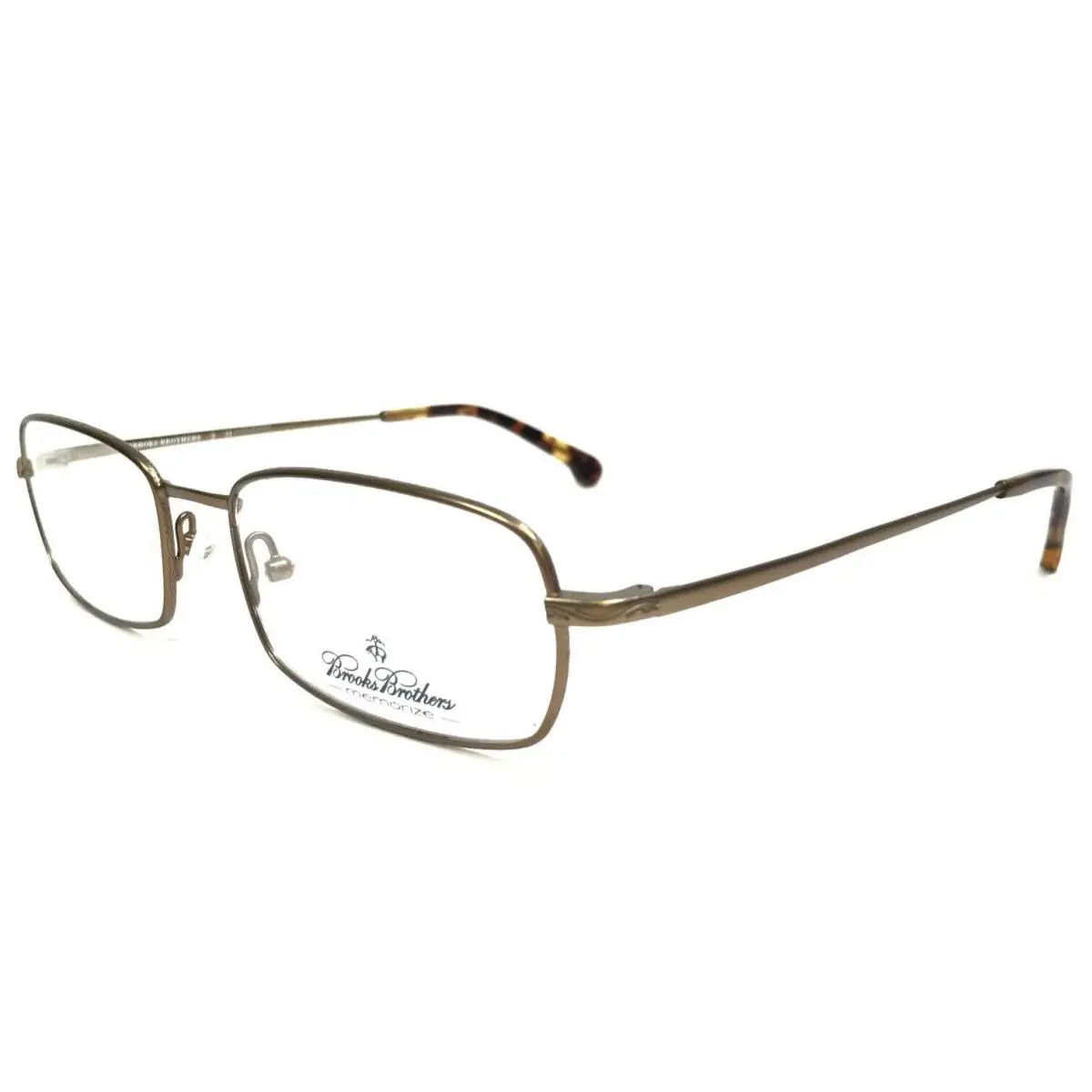 Brothers Eyeglasses Frames BB3008 1001 Matte Gold Rectangular 55-18-140 by Brooks