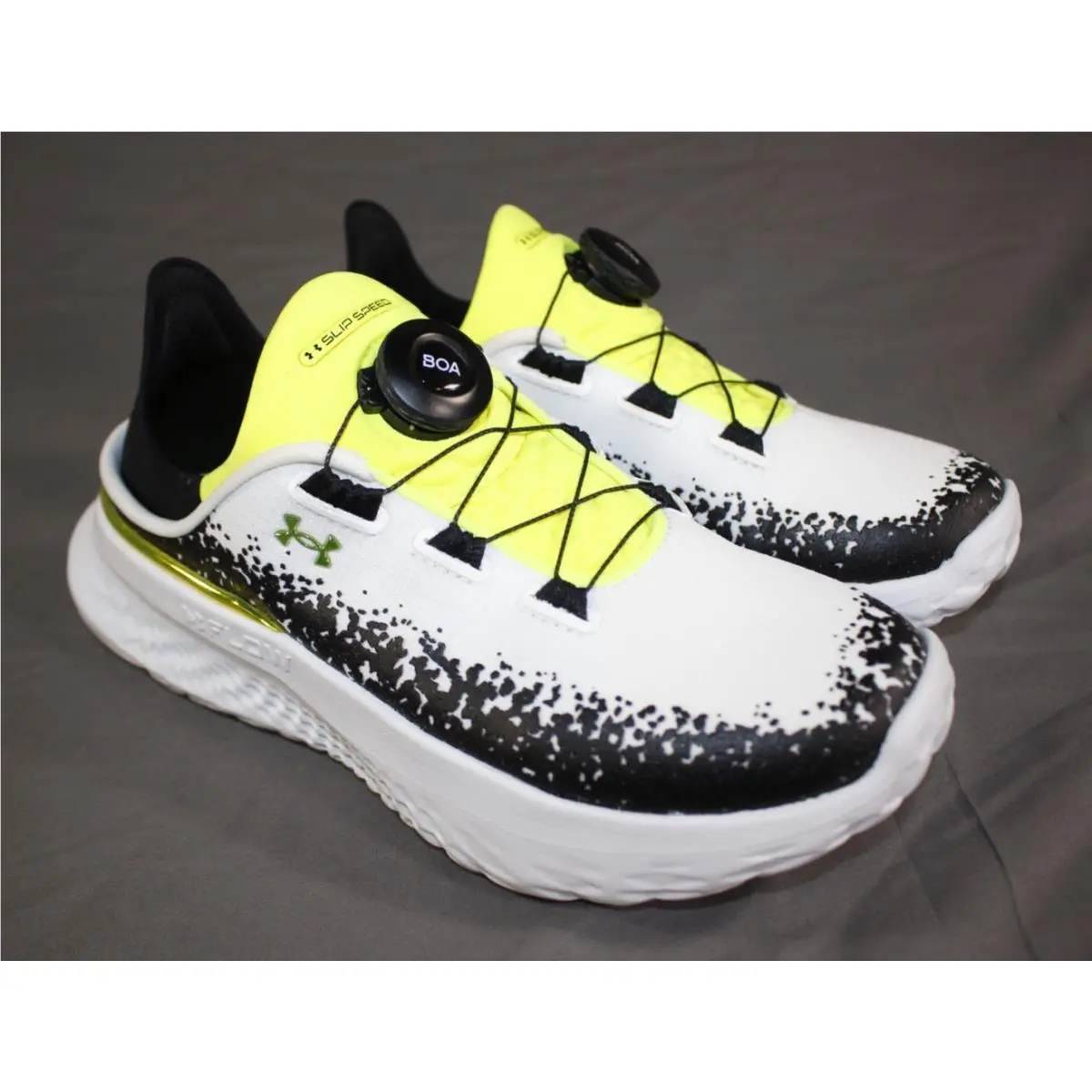 Under Armour shoes - Under Armour UA Slipspeed Flow Mega Ripstop BOA - 3028539-107 - White 3