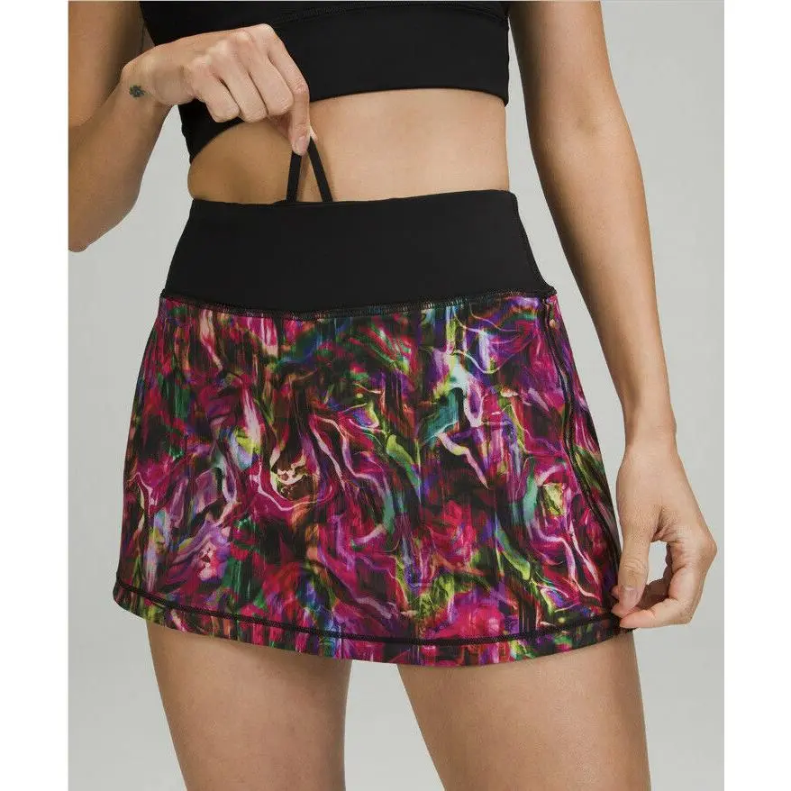 Lululemon clothing - HYPER FLOW PINK MULTI/BLACK 8