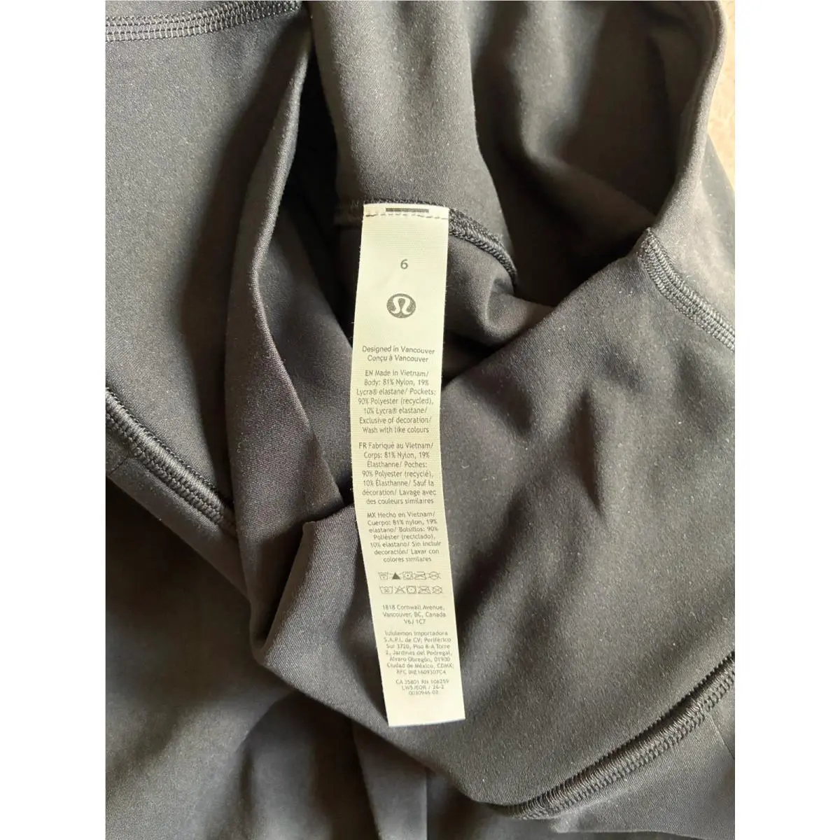 Lululemon clothing - Black 1