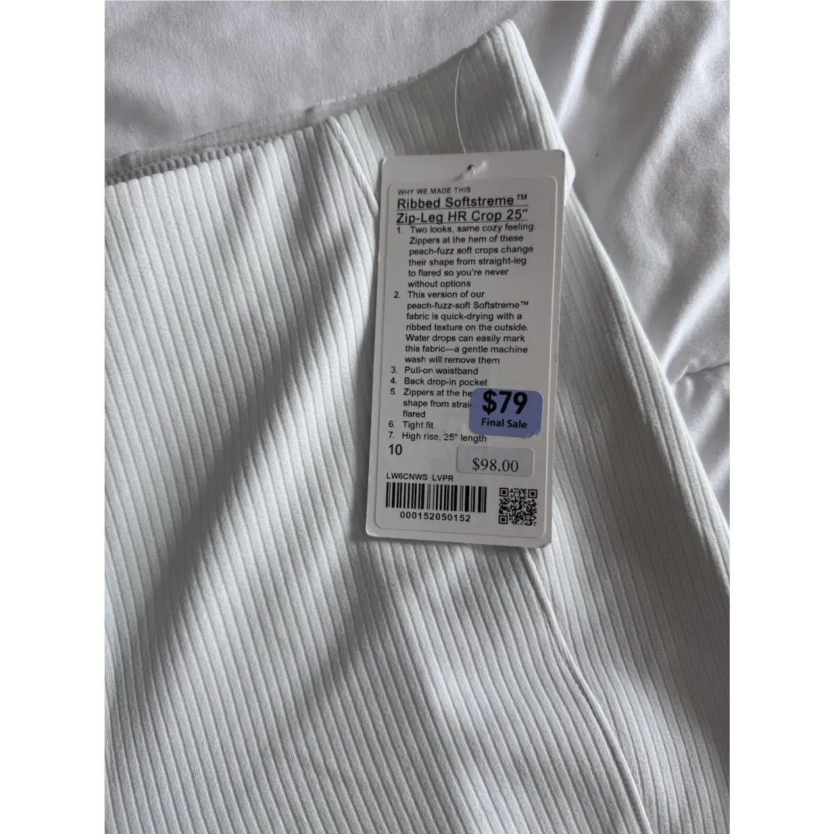 Lululemon clothing - Light Vapor 1