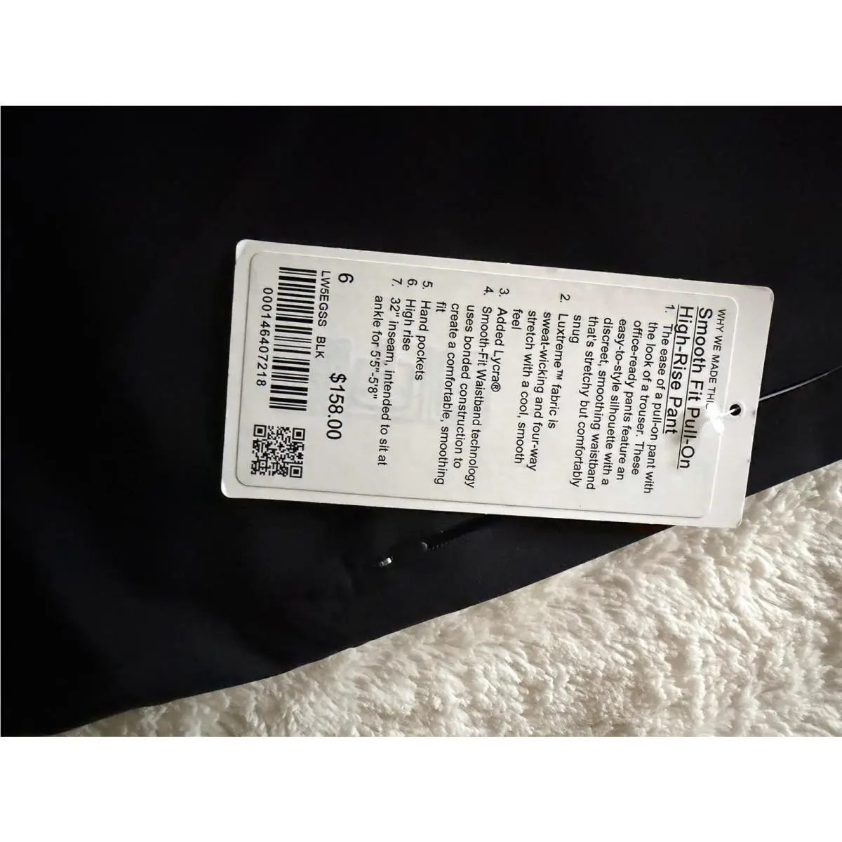 Lululemon clothing - Black 1