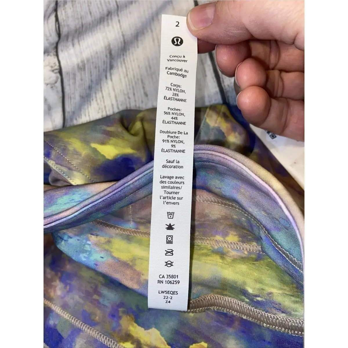 Lululemon clothing - Cargo SHR Hiking Tight 25