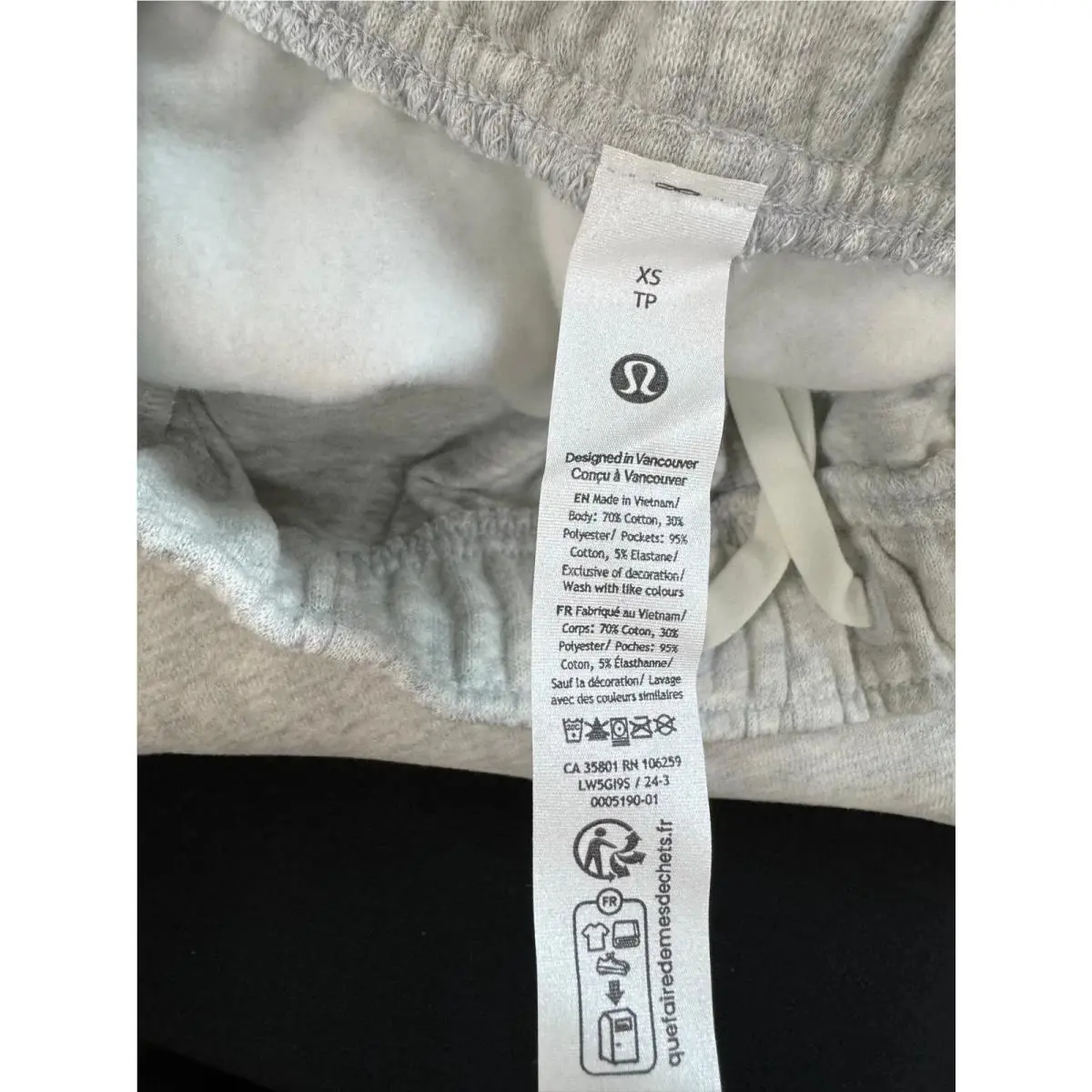 Lululemon clothing - Heathered Core Ultra Light Grey 5