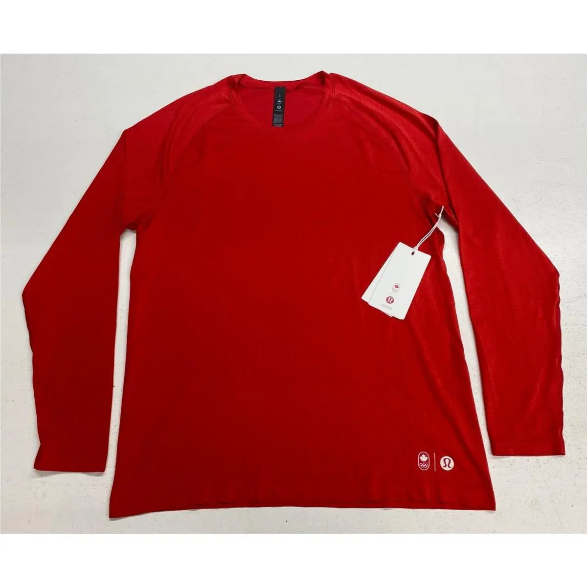 Lululemon x Team Canada Olympic Metal Vent Tech Long Sleeve T-shirt L