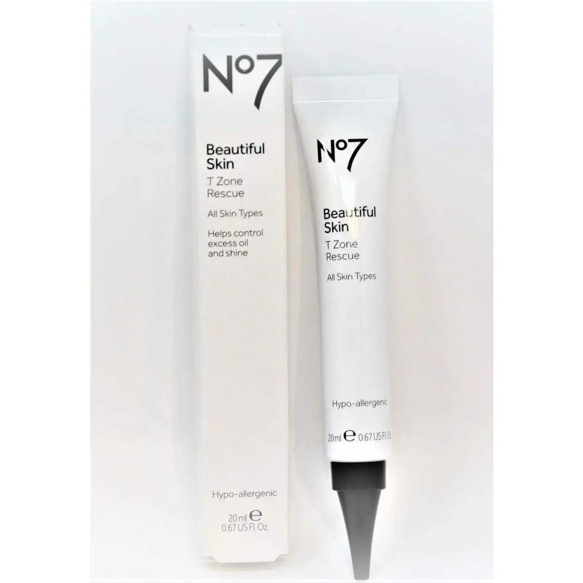 x1 No 7 No7 Boots Beautiful Skin T-zone T Zone Rescue Oil Control .67 Oz Full Sz