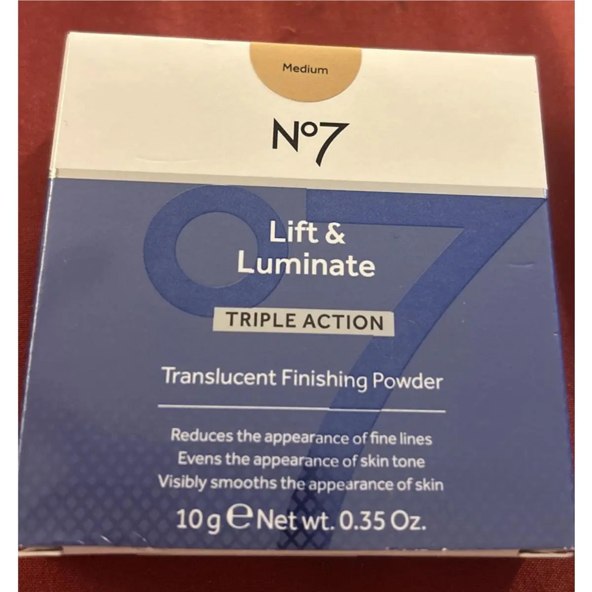 2 Pack No7 Lift Luminate Triple Action Translucent Finishing Powder Medium