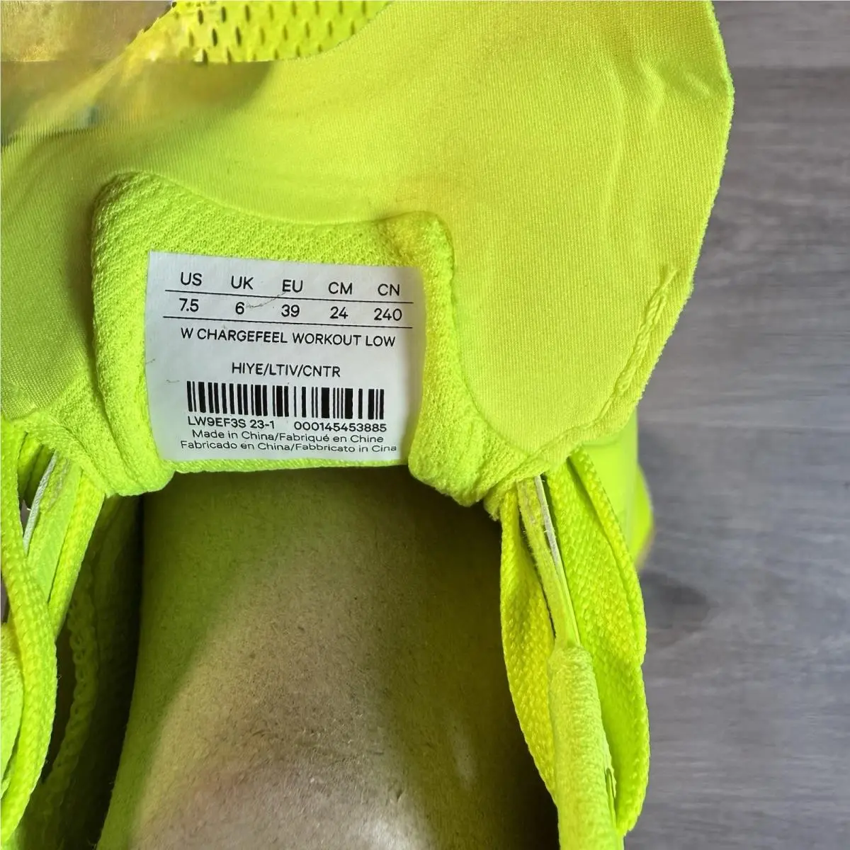 Lululemon shoes - Lululemon Chargefeel - Chargefeel - LW9EF3S 23-1 - Green 1