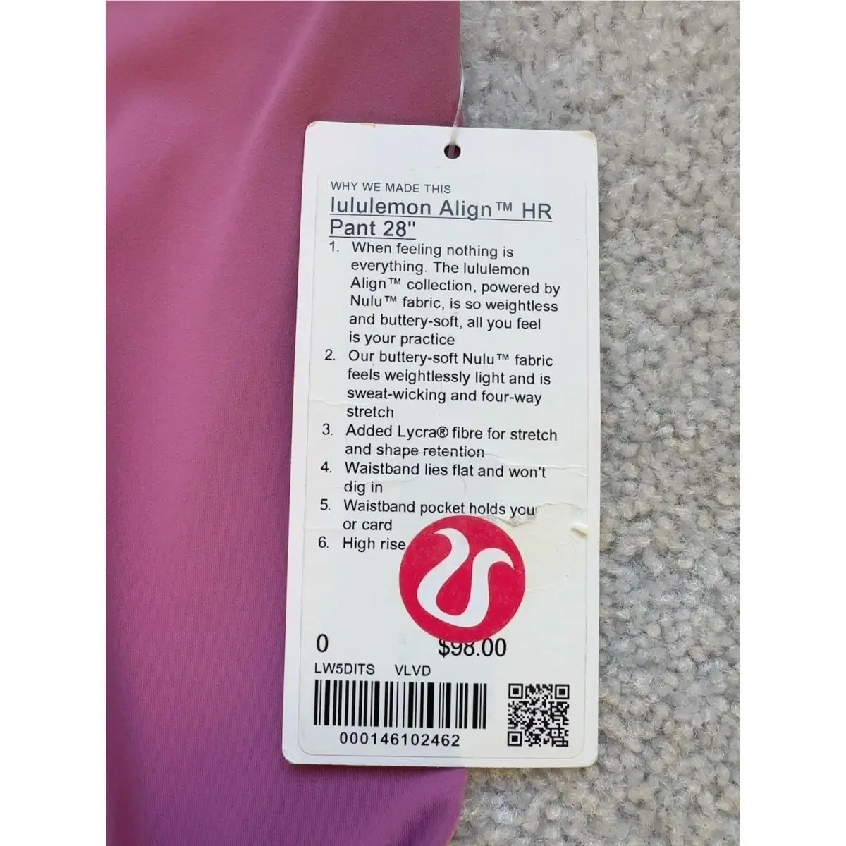 Lululemon clothing - Blue and Pink 2