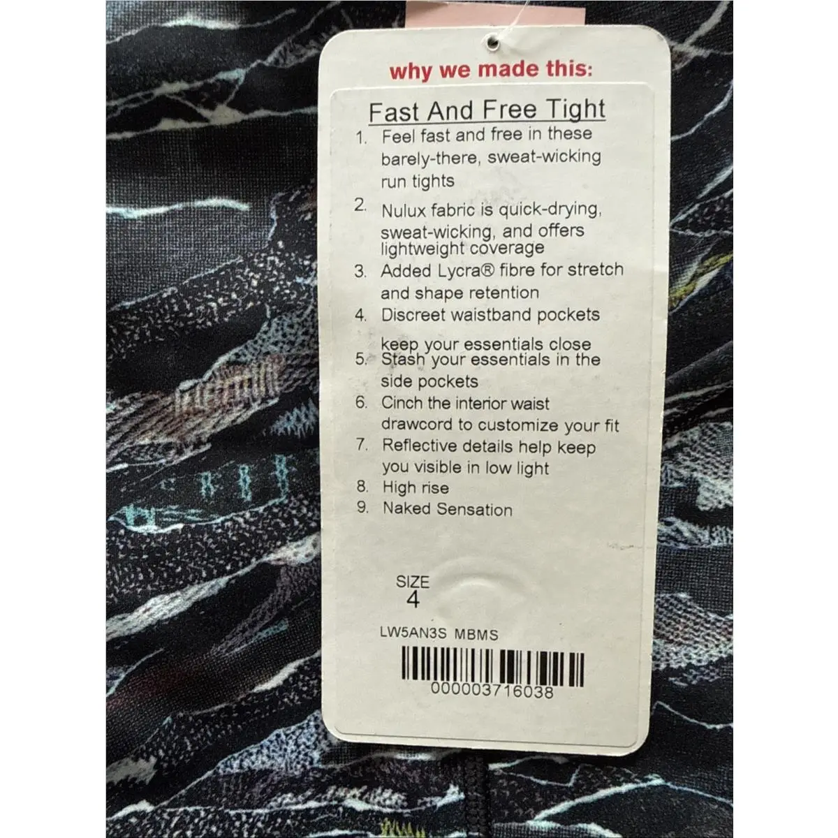 Lululemon clothing - 16038 - 16038 - Mini Sweatr Multi Black MBMS 5