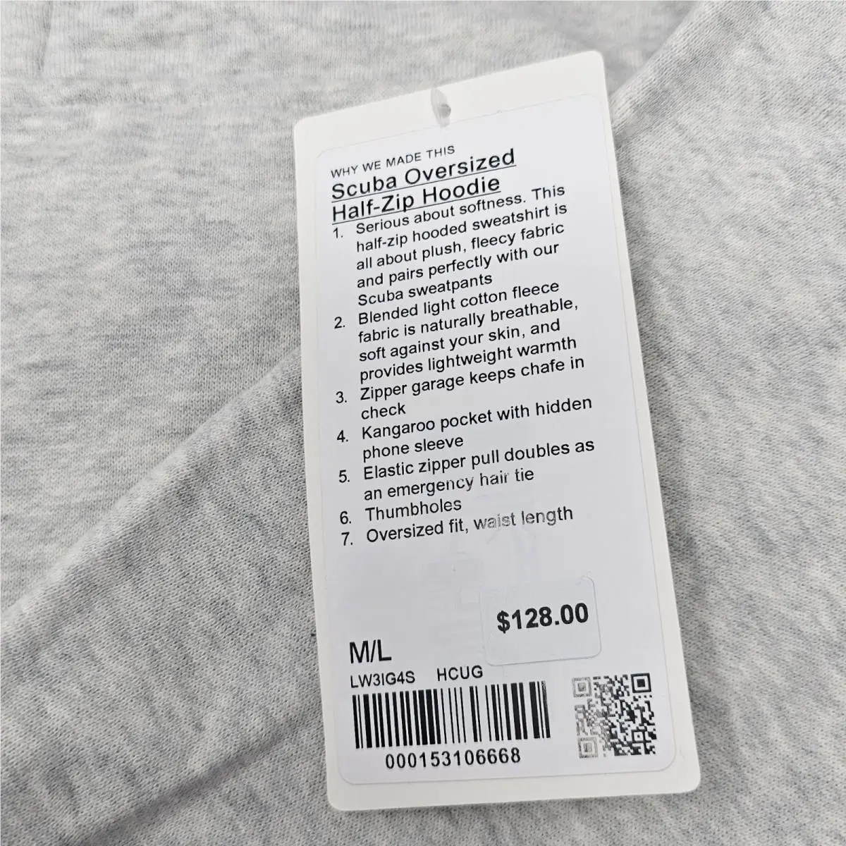 Lululemon clothing - Grey 1