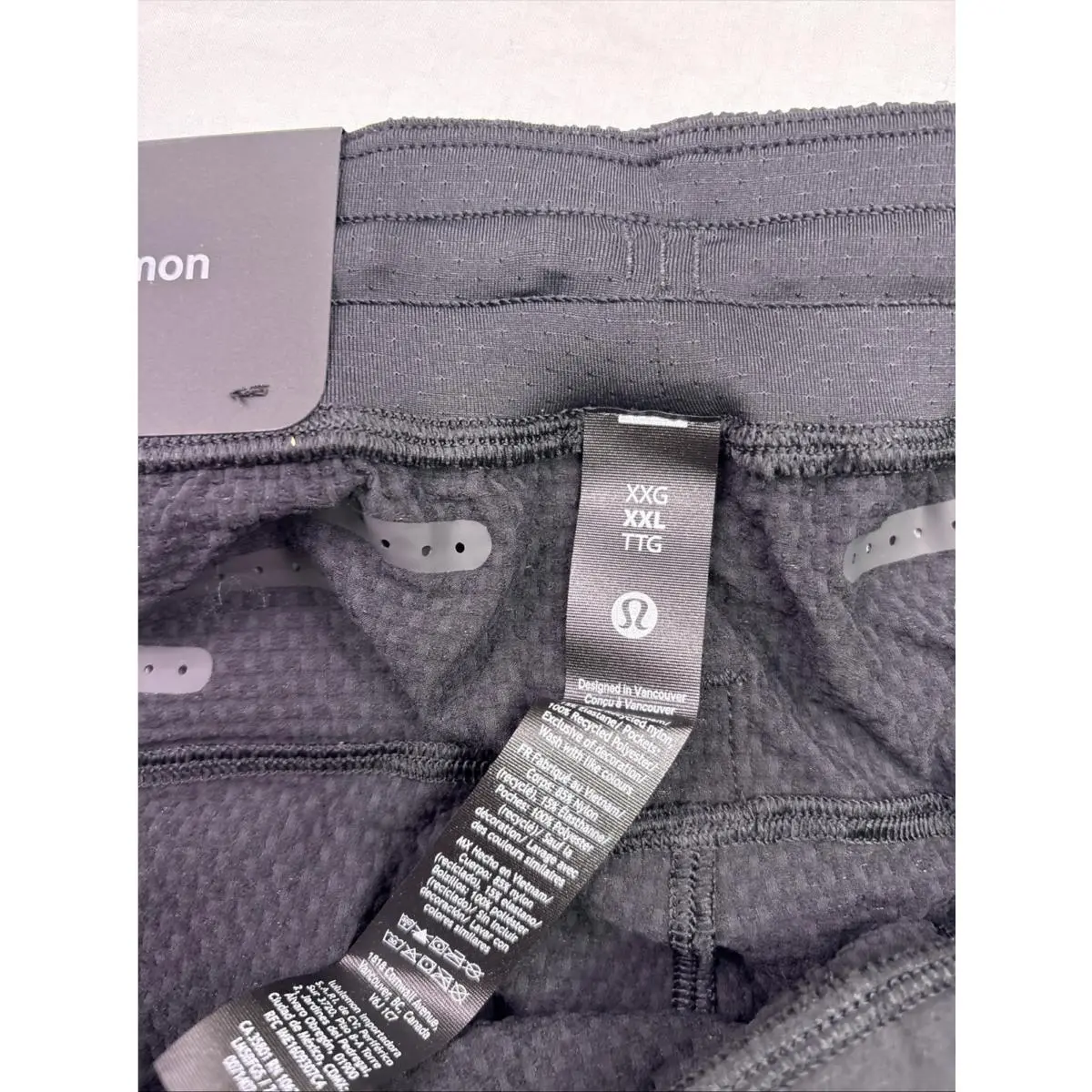 Lululemon clothing - License To Train Textured Jogger - LM5BFGS - Black 4
