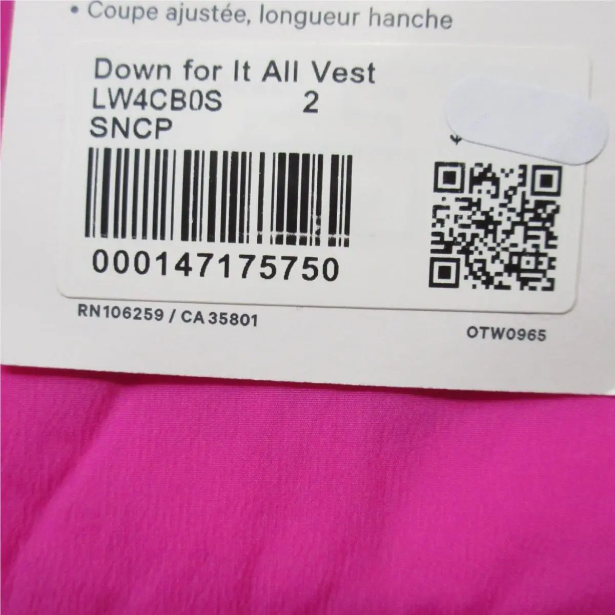 Lululemon clothing - Pink 0