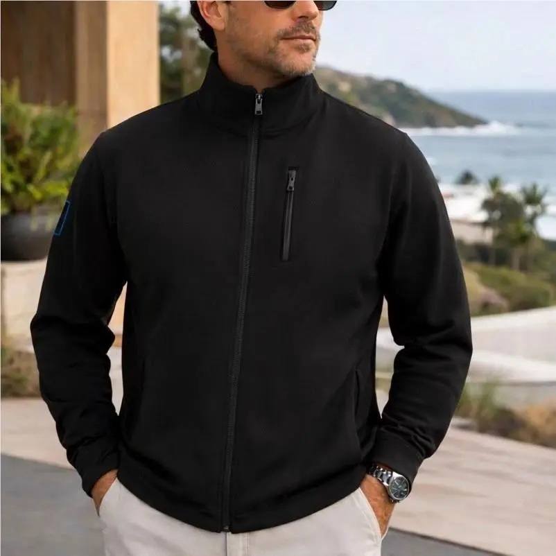 Lululemon Sojourn Jacket Morgan Stanley Logo Sz Xxl Mens Black