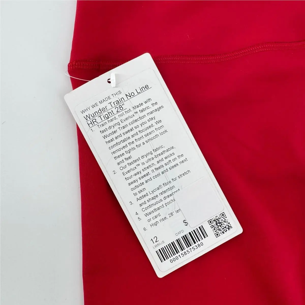 Lululemon clothing - Wunder Train High-Rise Tight 28