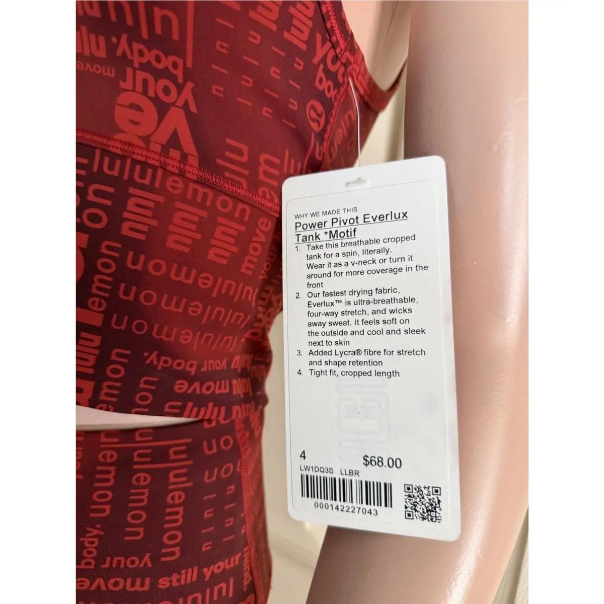 Lululemon clothing - rust 2