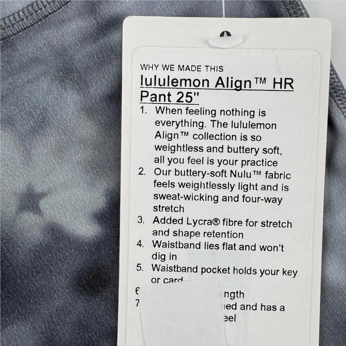 Lululemon clothing - Align HR Pant 25