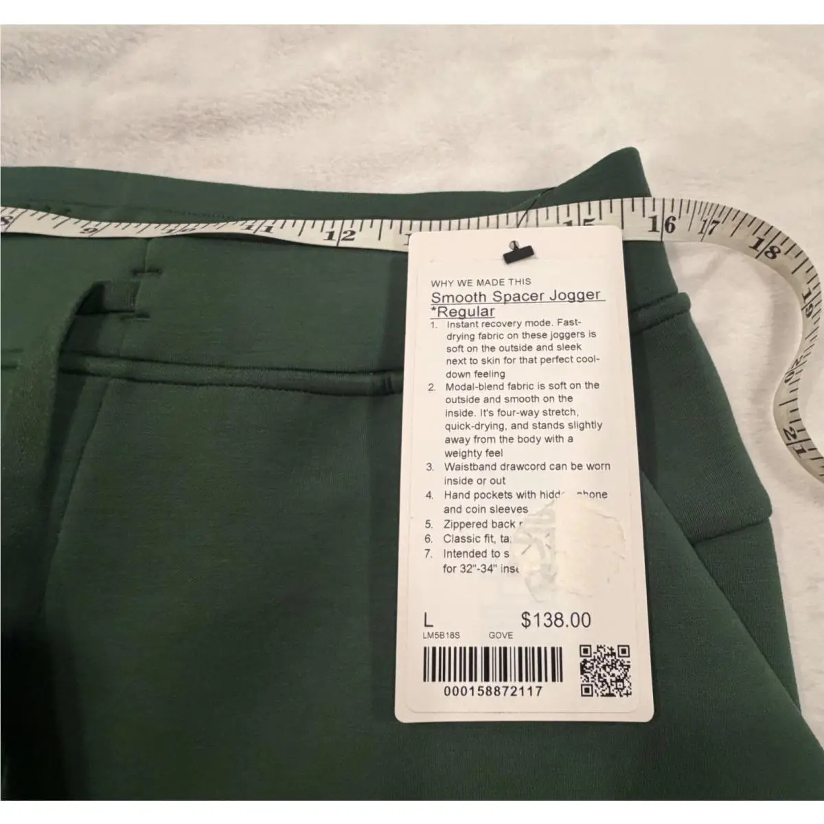 Lululemon clothing - Lululemon Smooth Spacer - Smooth Spacer - Green 4
