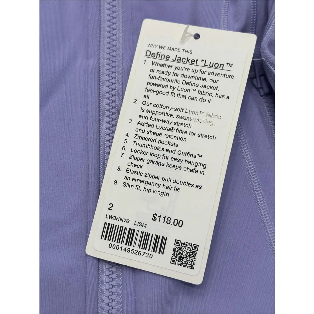 Lululemon clothing - Purple 2