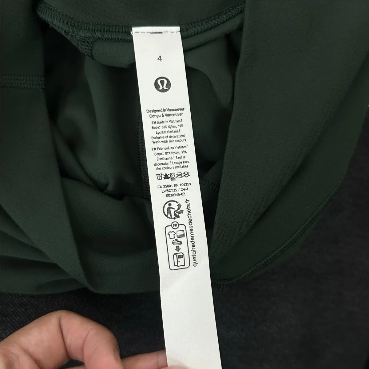 Lululemon clothing - Green 8