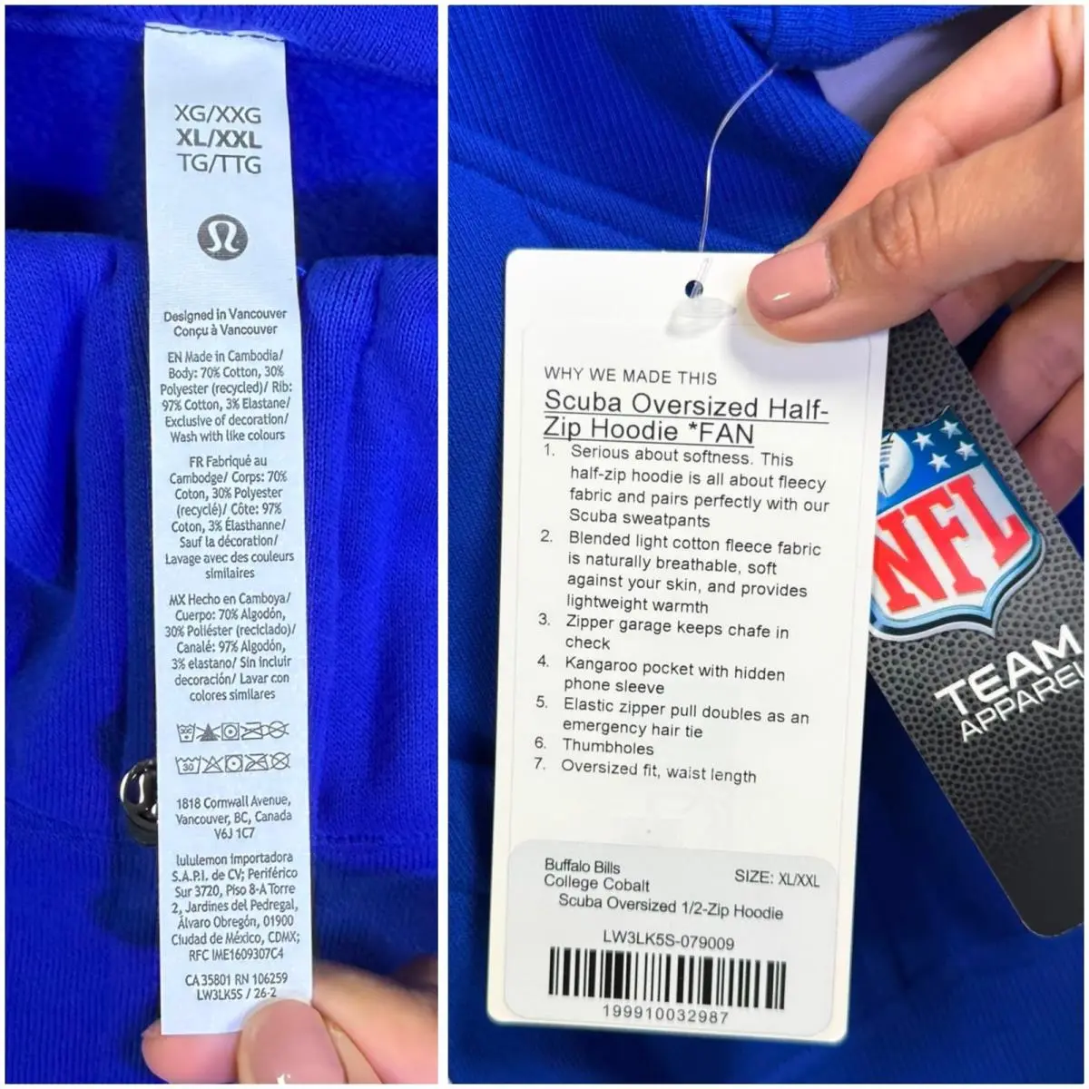 Lululemon clothing - Royal Blue 10