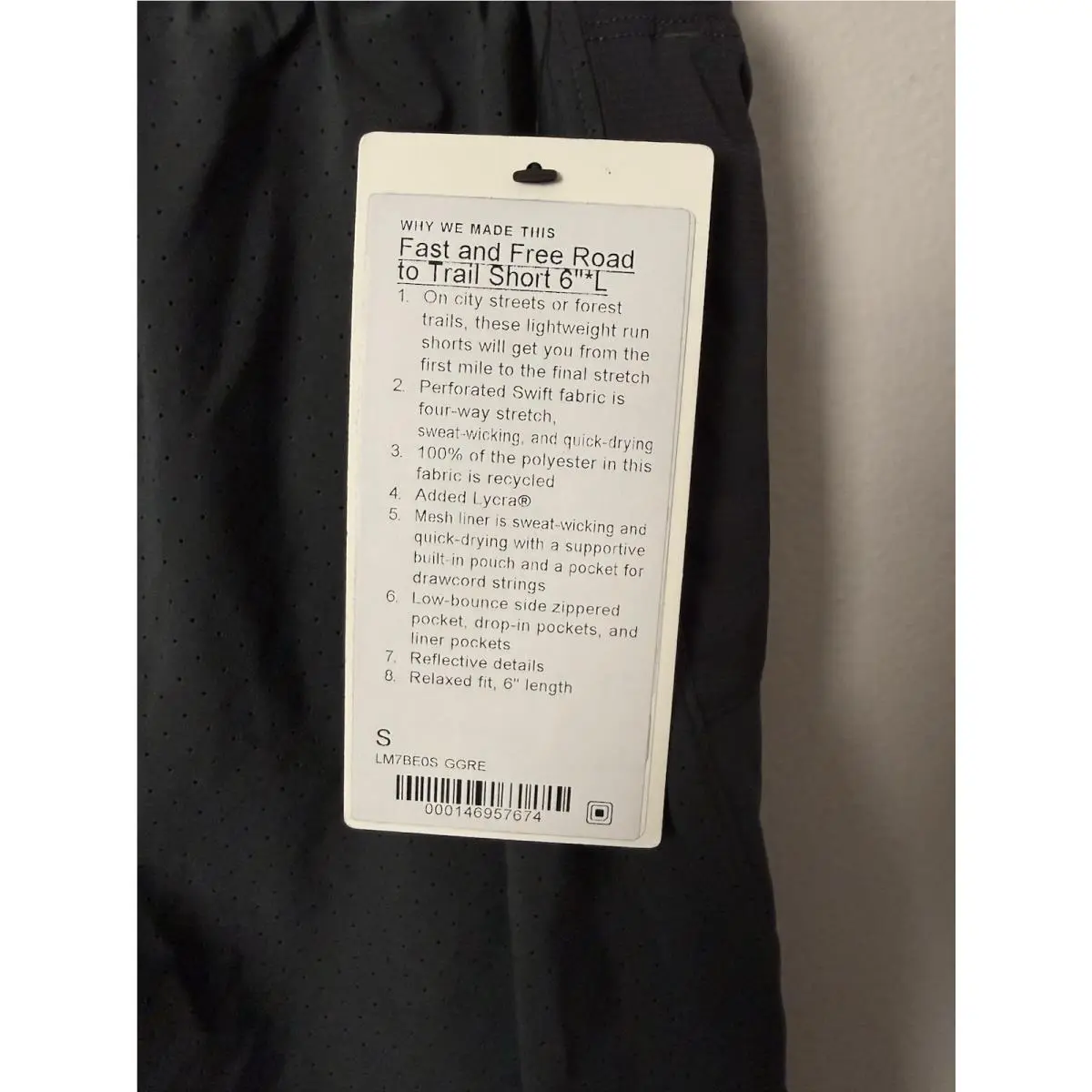 Lululemon clothing - Lululemon Road to Trail - Road Trail - Gray 5