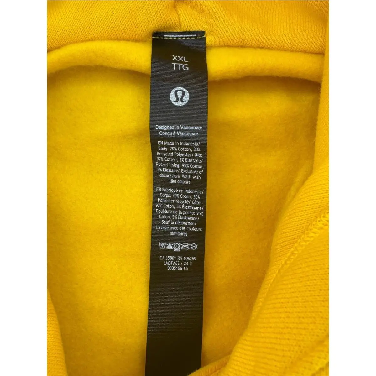 Lululemon clothing - Yellow 2