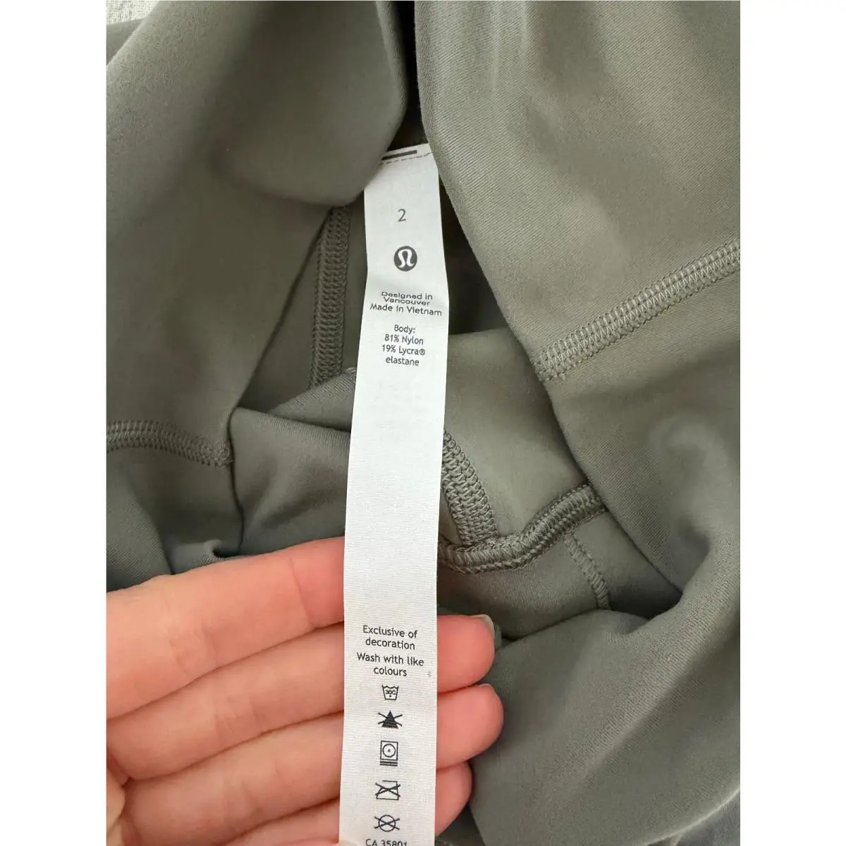 Lululemon clothing - NA - Green 1