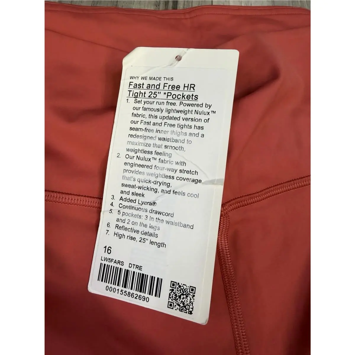 Lululemon clothing - Peach 2