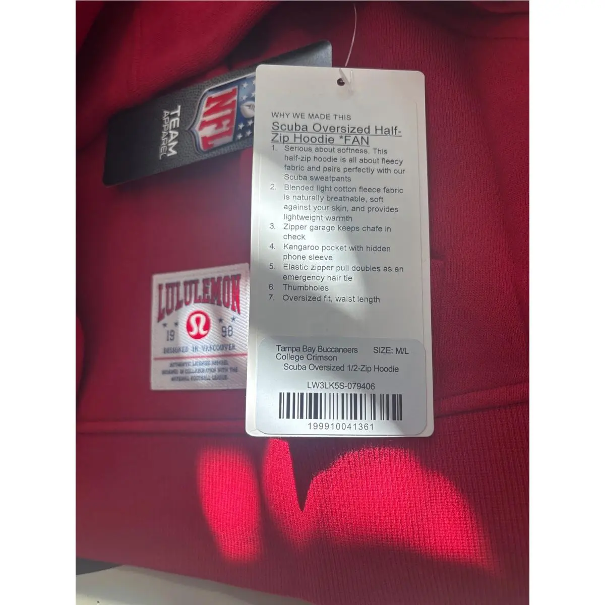 Lululemon clothing - Red 2