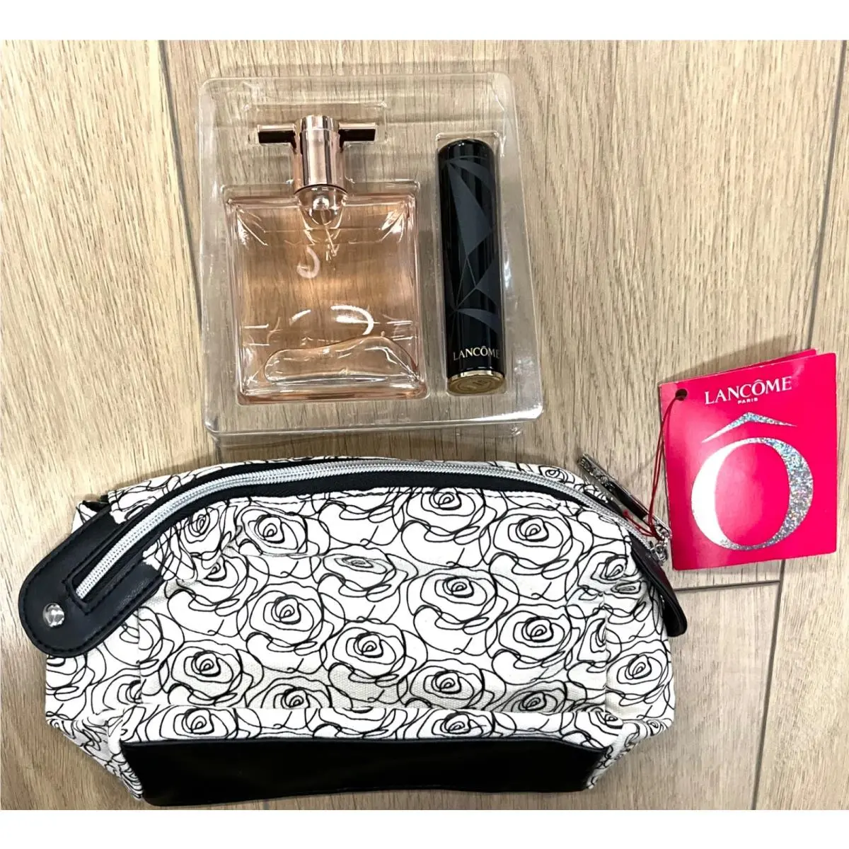 Lancome Idole Perfume L`absolu Rouge Cream Lipstick 473 Rubiez 3 PC Set