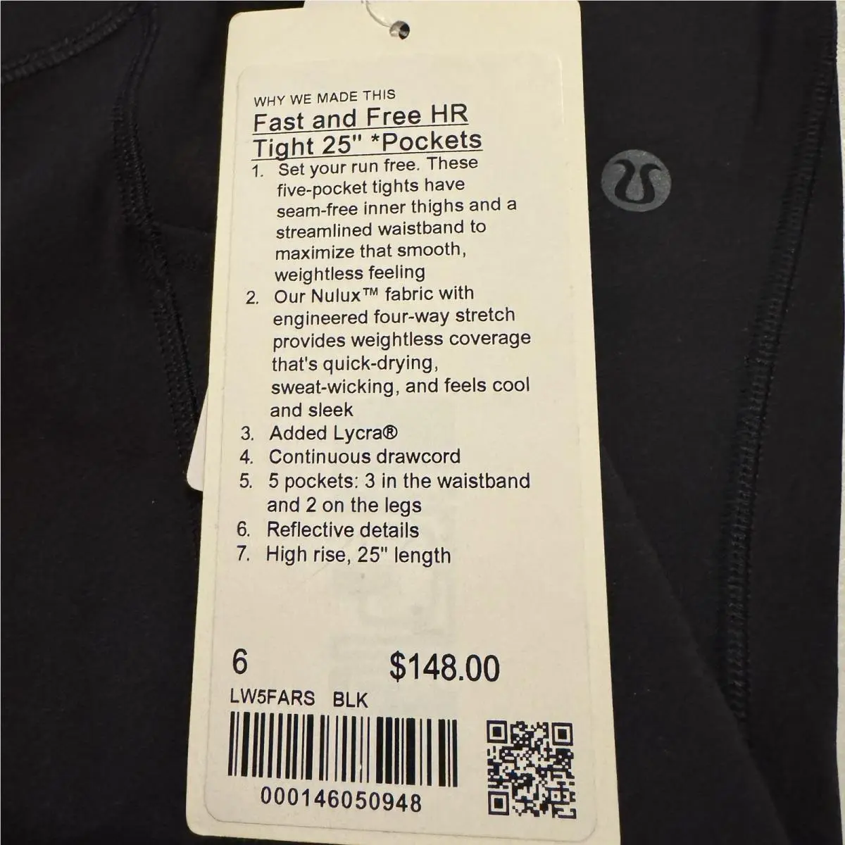 Lululemon clothing - Black 5