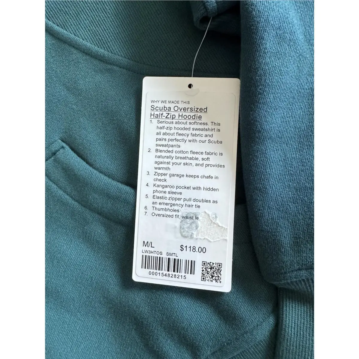 Lululemon clothing - lululemon Scuba - Scuba - Storm Teal 0