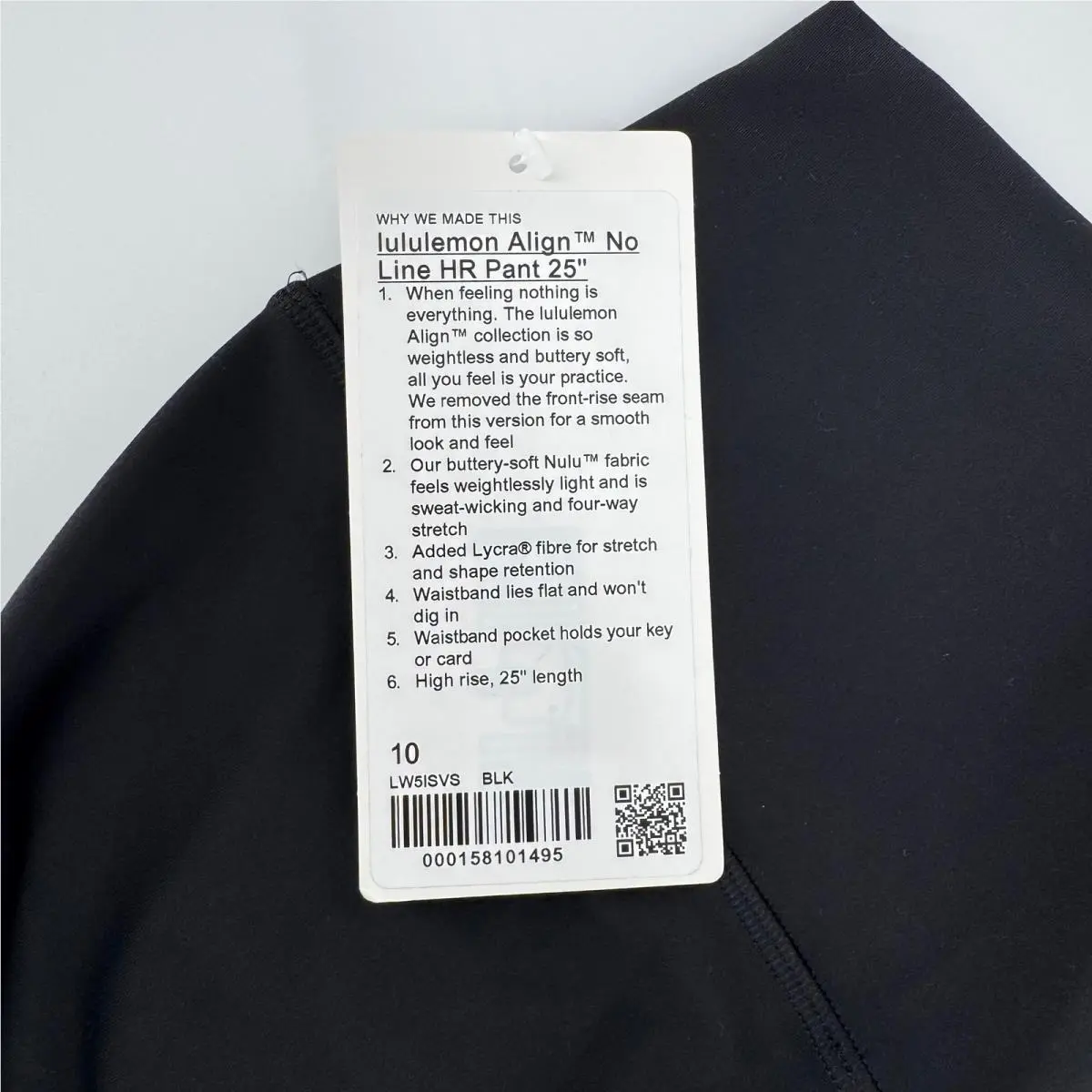 Lululemon clothing - Align No Line HR Pant 25
