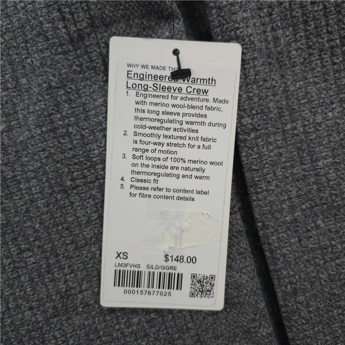 Lululemon clothing - Gray 1