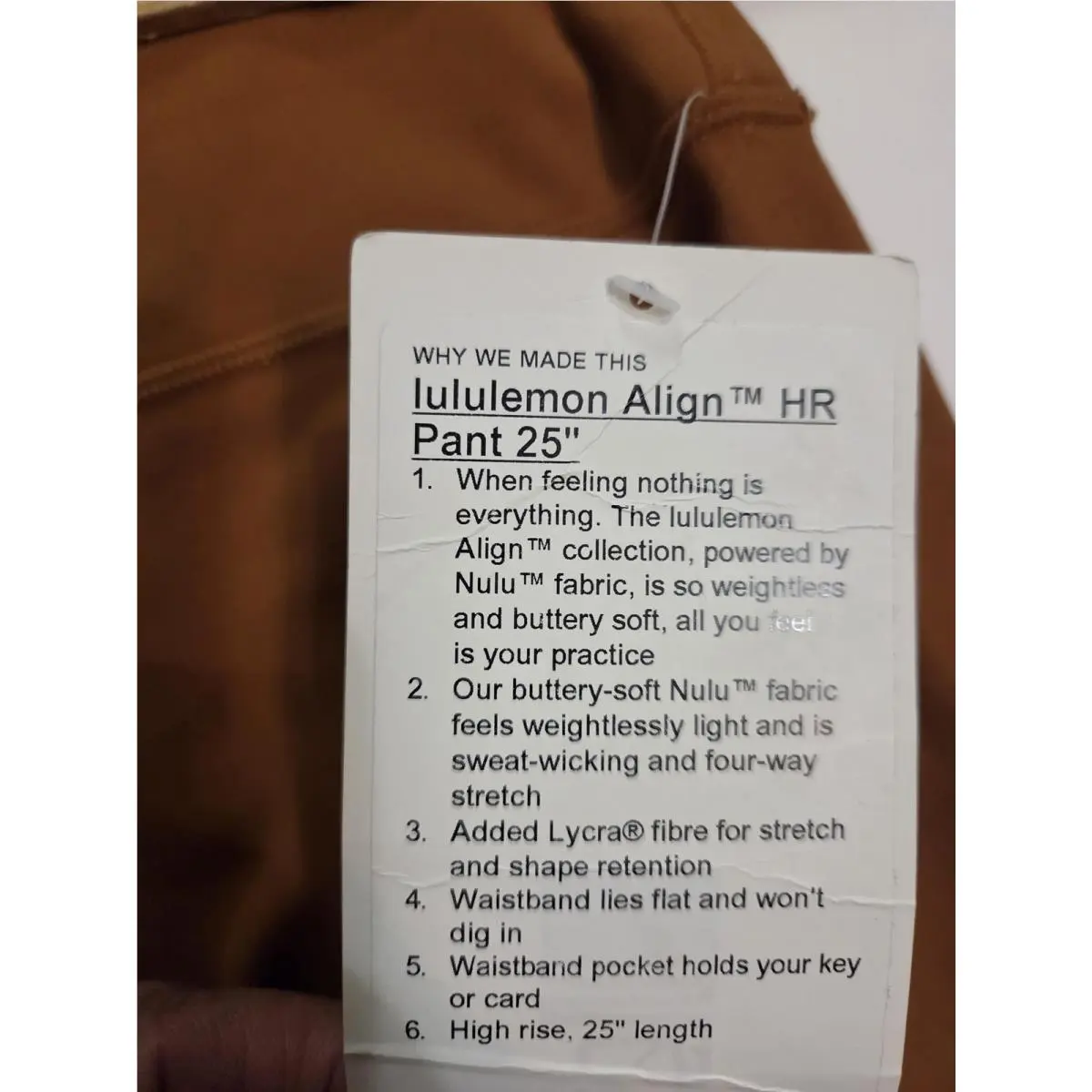 Lululemon clothing - Brown 6